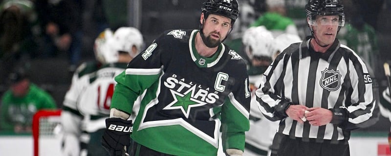 Stars’ Benn fined for cross-checking Wild’s Hartman