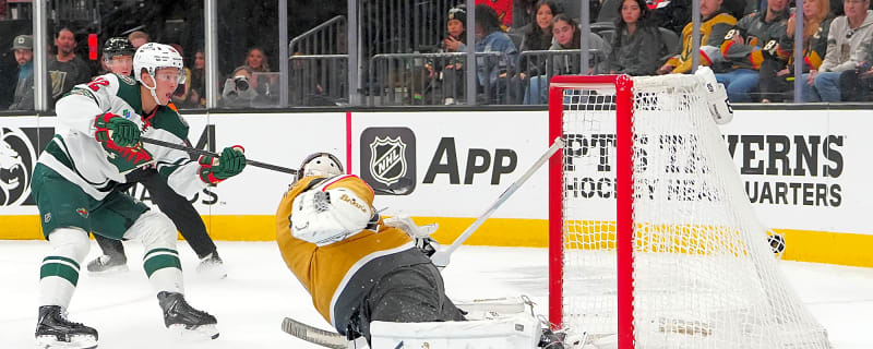 Golden Knights’ Carter Hart leaves game vs. Blue Jackets with lower-body injury