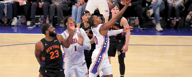 76ers Snap Exhausted Knicks’ Winning Streak