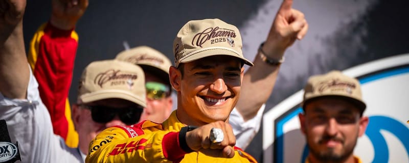 Alex Palou Celebrates Third Consecutive NTT Series Championship