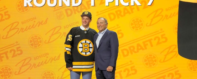 Where does James Hagens fit on the Bruins roster?