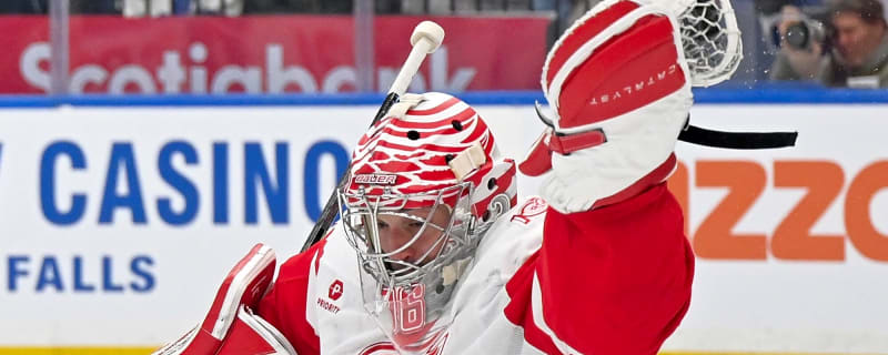 Red Wings’ John Gibson has thrust himself into the Vezina Trophy conversation