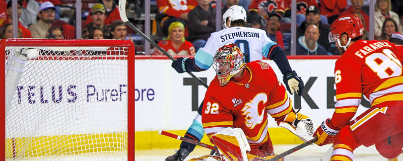 Beyond the Boxscore: Flames lose plenty of battles all over the ice in 6-1 home-opener loss to Kraken