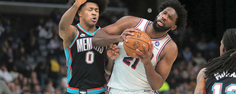 Joel Embiid gives a bizarre intro on NBC