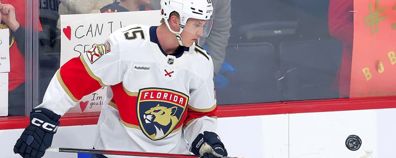 Panthers’ Anton Lundell day-to-day with upper-body injury