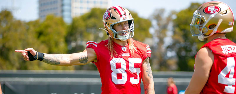 George Kittle kicks The Miz in the face at the American Century Championship