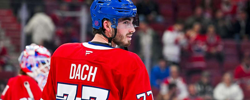 Kirby Dach returns to Canadiens lineup after three-game absence