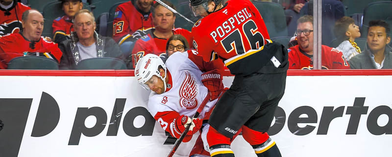 The Flames’ team game was on display against the Red Wings