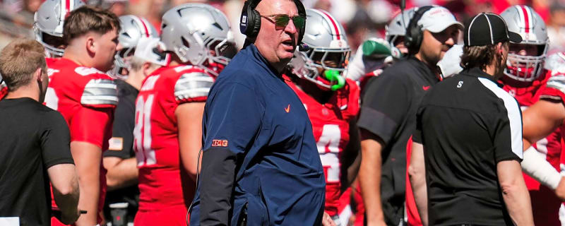 Illinois HC Bret Bielema said how he really feels about Jeremiah Smith after the Buckeyes throttled the Illini