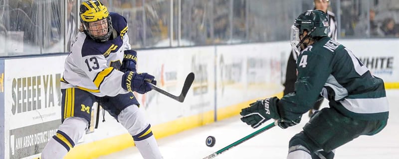 NCAA FA profiles: TJ Hughes could fill a role as a bottom-six centre for the Canucks