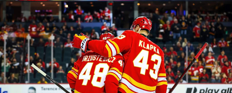 Which Flames player’s first NHL goal this season was the best?