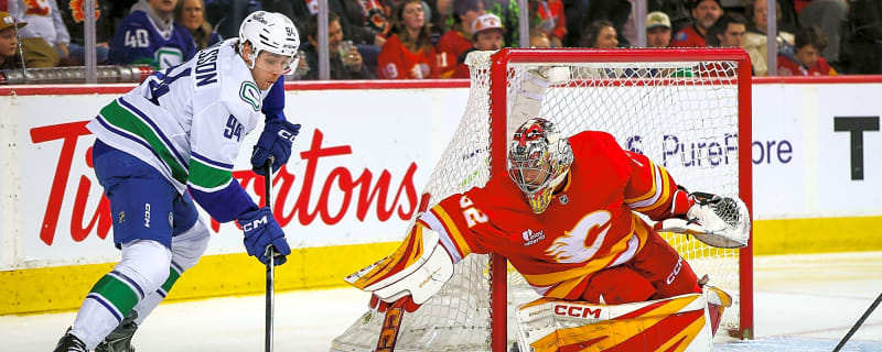 Beyoond the Boxscore: Flames end homestand with 7-3 rout over lowly Canucks