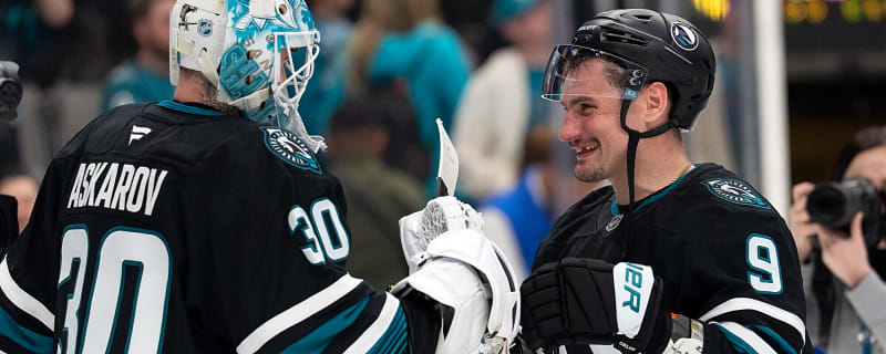 The Sharks win an exciting offensive battle against the Canadiens