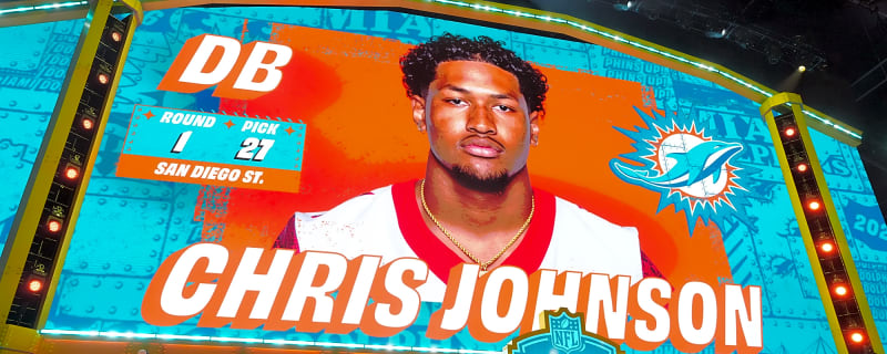 Miami Moves up Three Spots to Select a CB Chris Johnson