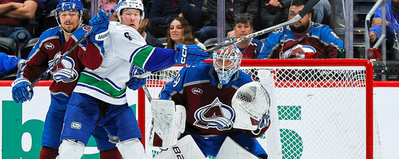 Scenes from morning skate: Lankinen starts as Canucks wrap up road trip vs. league-leading Avalanche