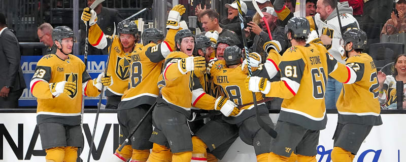 Eichel, Hertl lift Golden Knights past Maple Leafs 6-5 after late chaos at T-Mobile Arena