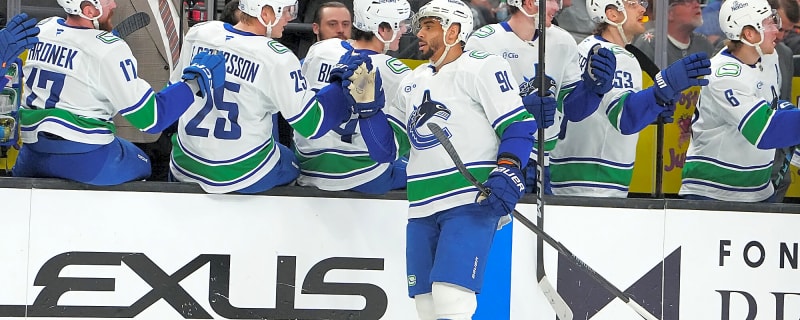  Evander Kane scores in 1,000th NHL game as Canucks lose 4-2 to Golden Knights