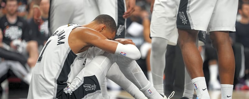 Spurs’ Victor Wembanyama being evaluated, hopes to make trip to Portland