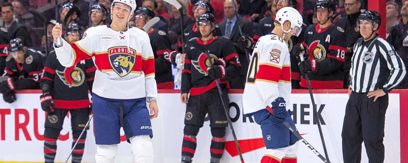 Senators fans throw dozens of Brady Tkachuk jerseys on ice