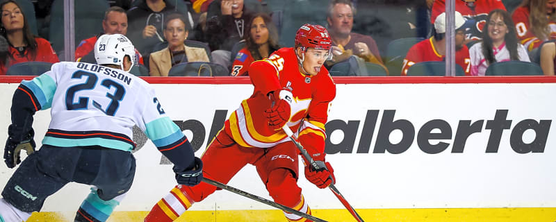 Calgary Flames call up William Stromgren and Arsenii Sergeev from the Calgary Wranglers
