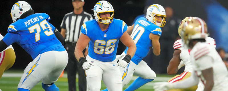 Chargers' Jake Slaughter Was Drafted to Play Guard, and Injuries Made Him an All-Rookie Center