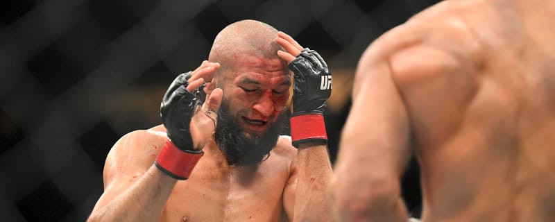 Khamzat Chimaev makes easy work of Tyron Woodley at RAF Moscow
