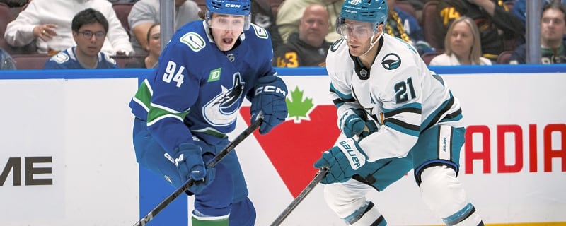Should the Canucks trade for Sharks centre Alex Wennberg?