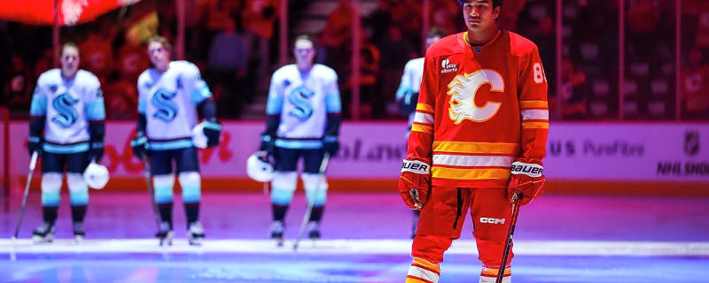 The Flames dressed five recent first-round picks in their home opener
