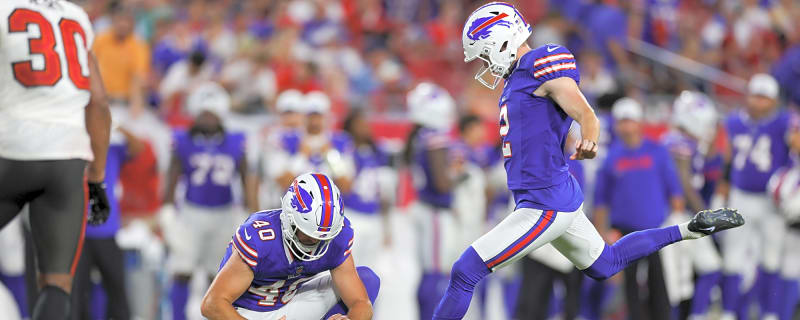 Bills, K Tyler Bass Agree To Restructure