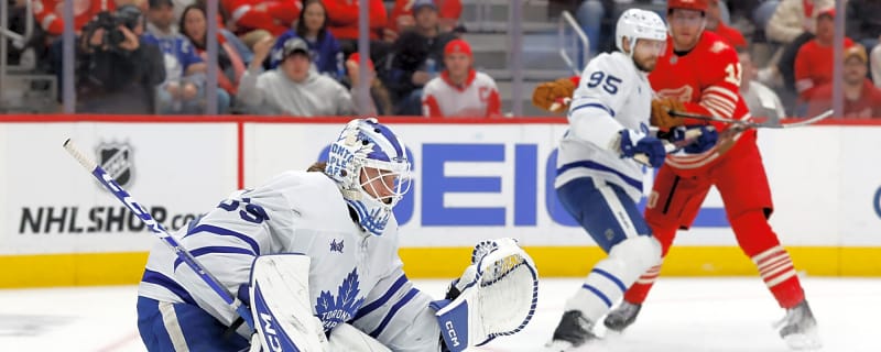 Maple Leafs players defend Dennis Hildeby after overtime gaffe vs. Red Wings
