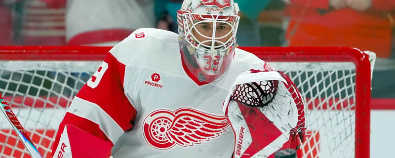 Red Wings’ Cam Talbot out day-to-day with injury