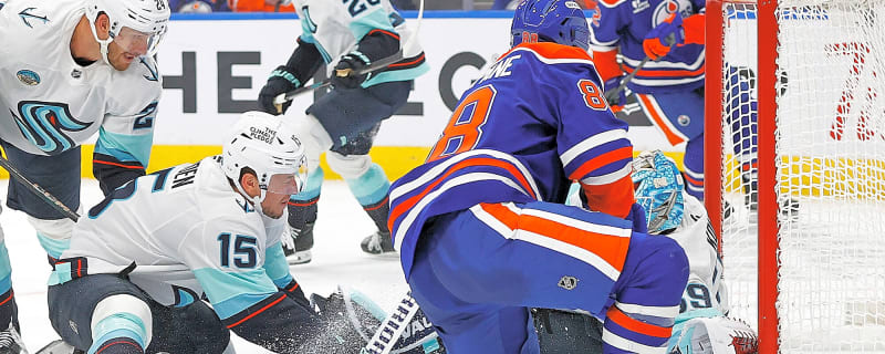  Mangiapane’s goal among few bright spots in Oilers’ loss to Kraken