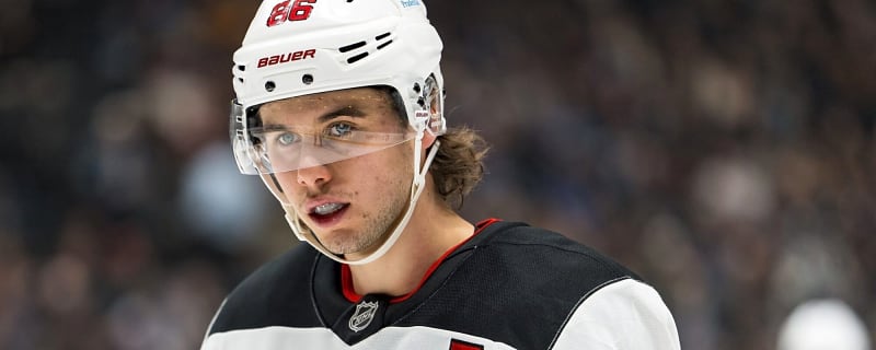 Devils’ Jack Hughes leaves game early vs. Predators