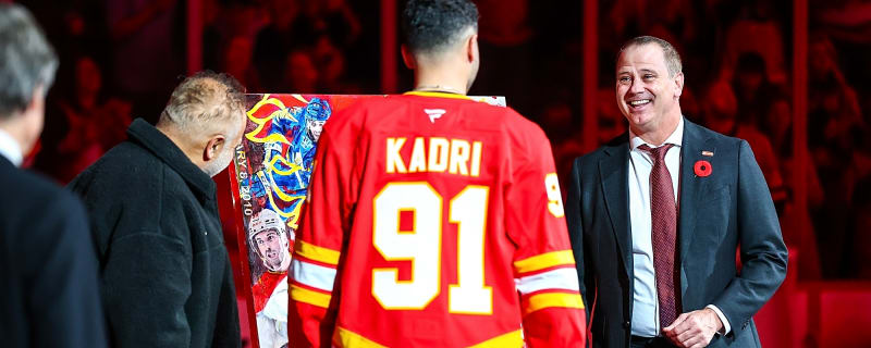 Flames forward Nazem Kadri caps off 1,000th NHL game with big goal
