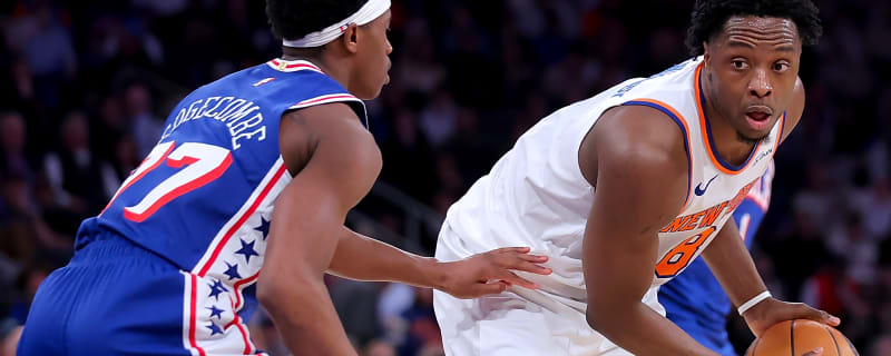 One and fun: Knicks stifle Sixers in starting semifinal shellacking
