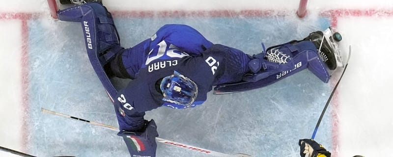 Damian Clara’s stepped up for Italy, but is still a few steps away from being an NHLer