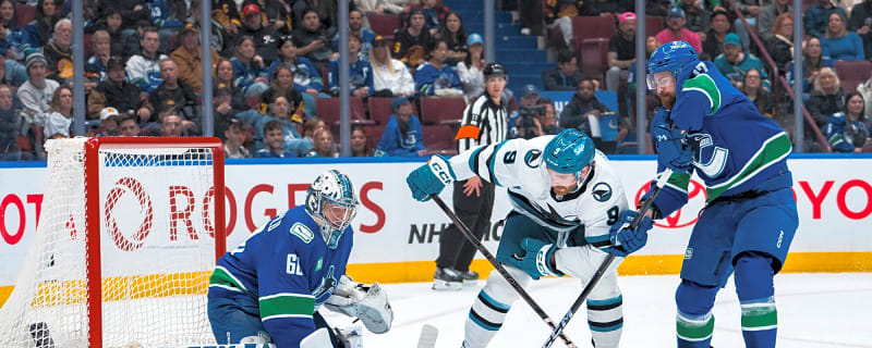 Scenes from morning skate: Tolopilo starts, Hronek probable for Canucks vs. Ducks