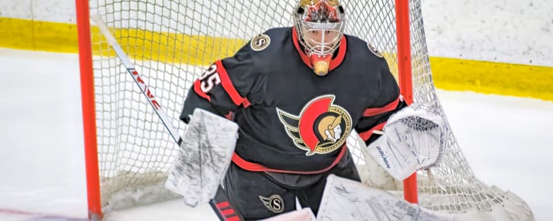 Senators sign goalie Leevi Meriläinen to one-year contract extension