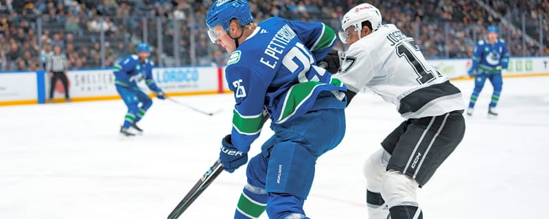The Statsies: Elias Pettersson (D) leads Canucks in CF% and xGF% in blowout loss to Kings