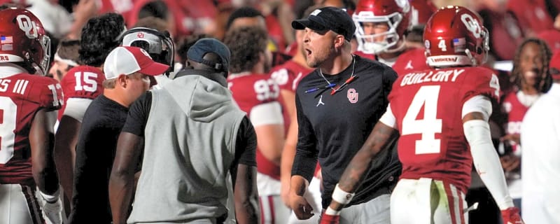 Oklahoma Sooners OC Ben Arbuckle hilariously couldn’t believe what he saw from one of his players in the win over UTEP