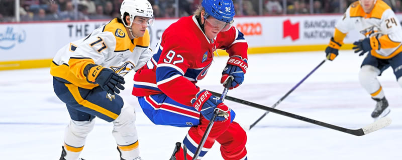 Patrik Laine is present at Canadiens practice