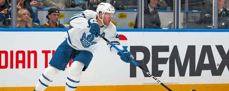 Leafs lineup news: Rielly, Stolarz return for practice, Ekman-Larsson leaves early, Hildeby called up on emergency basis