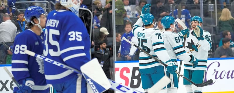 4 takeaways from Leafs-Sharks: Hildeby outstanding, Nylander’s critical error outweighs strong game
