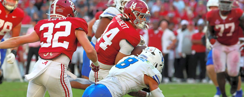Former 4-star TE had ‘best showing’ in second scrimmage for Alabama