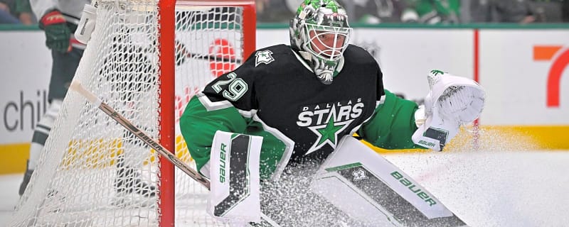 Jake Oettinger is losing the goalie battle for Stars