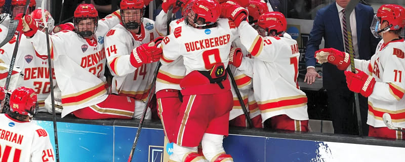 Third-period rally helps Denver beat Wisconsin to win 2026 NCAA men’s hockey championship