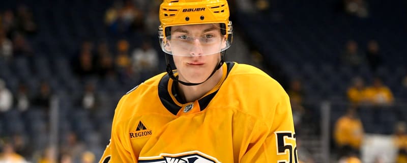 Predators’ Matthew Wood out week-to-week with lower-body injury