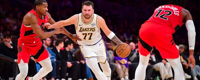 Lakers Snap Skid In Luka’s Return, Control Raptors 110-93 Behind Balanced Effort