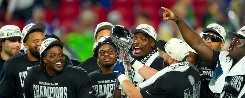 Watch: Seahawks celebrate their Super Bowl win by playing a wacky sport in the locker room