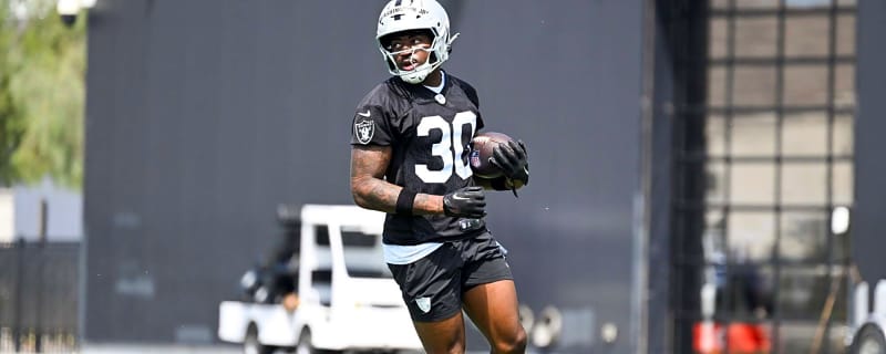 Las Vegas Raiders rookie is already finding himself ahead of schedule at training camp even though it just started